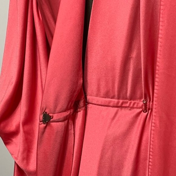 HALSTON IV Vintage Coral Wrap Dress With MatchingVersatile Sash/Wrap NWT - Picture 10 of 16